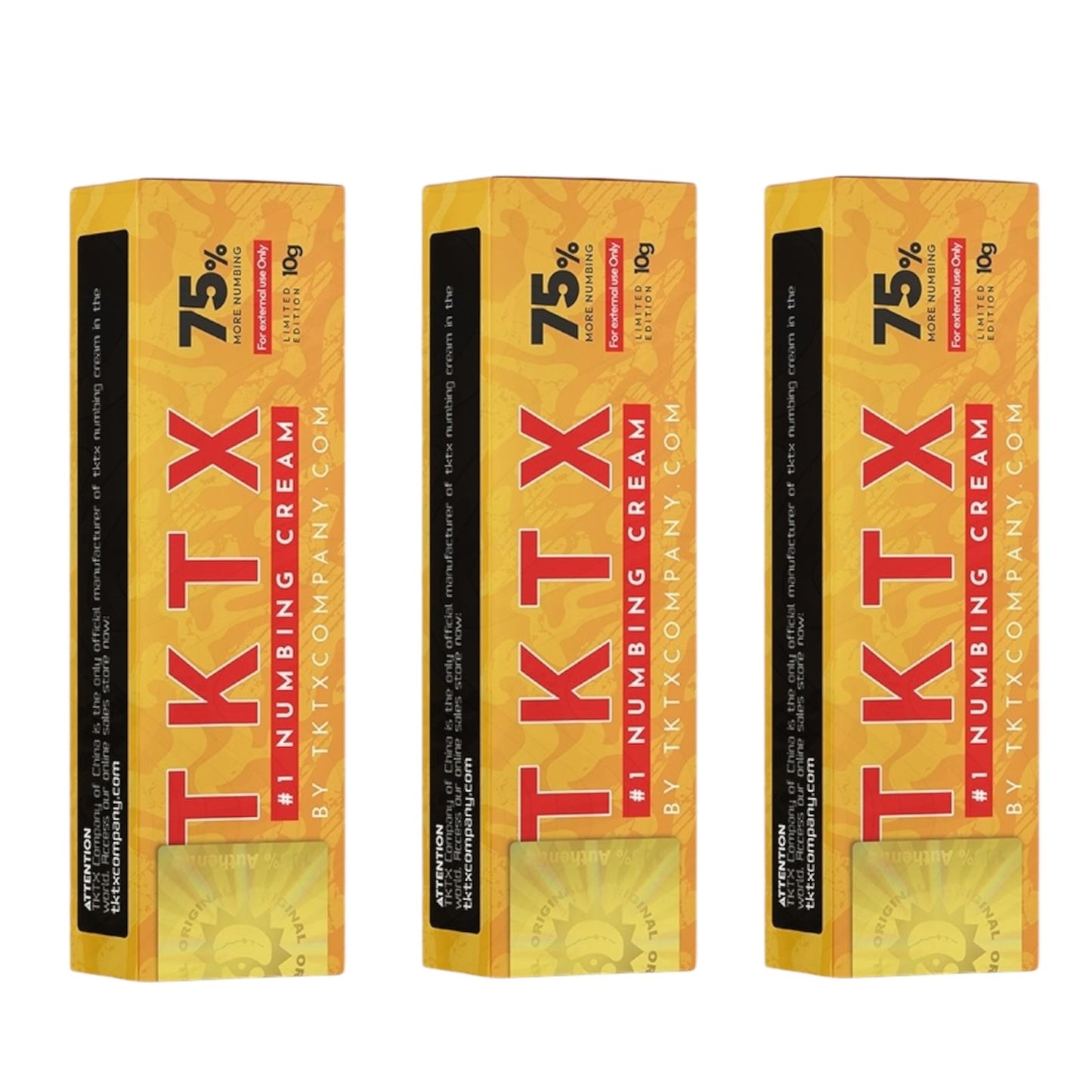 Set da 3 TKTX Oro 75 %